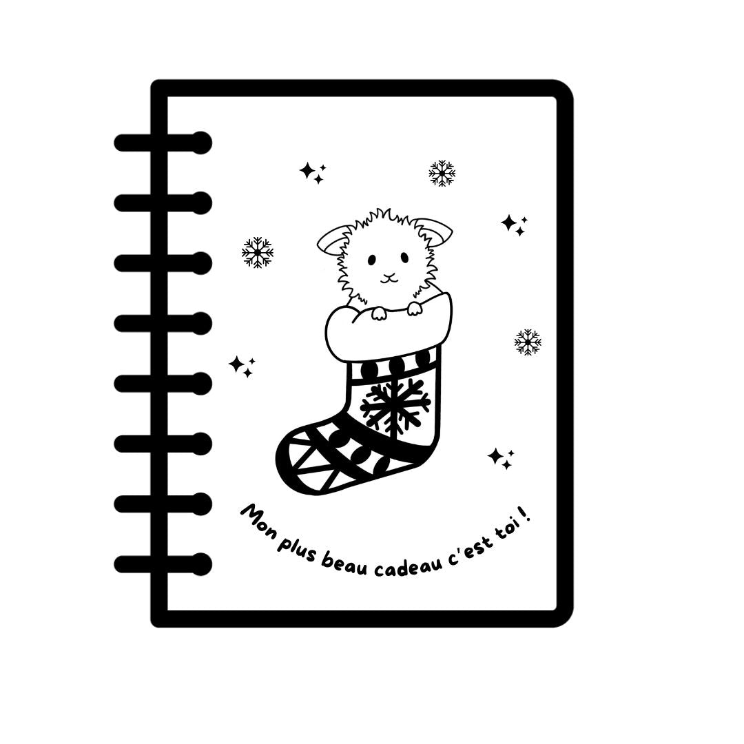 Cahier KRAFT gravé - LAPIN