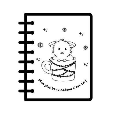 Cahier KRAFT gravé - LAPIN