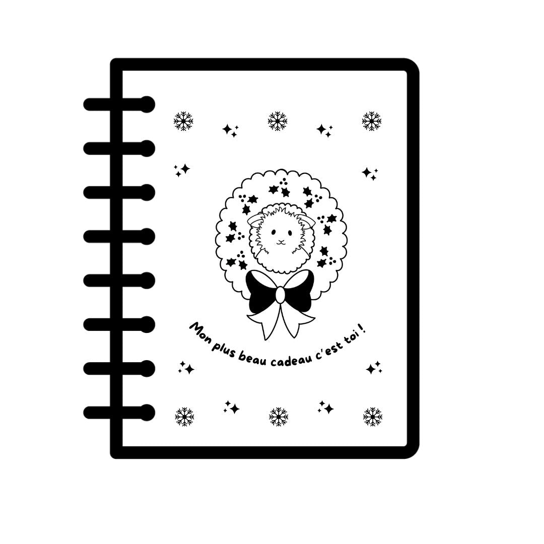 Cahier KRAFT gravé - LAPIN