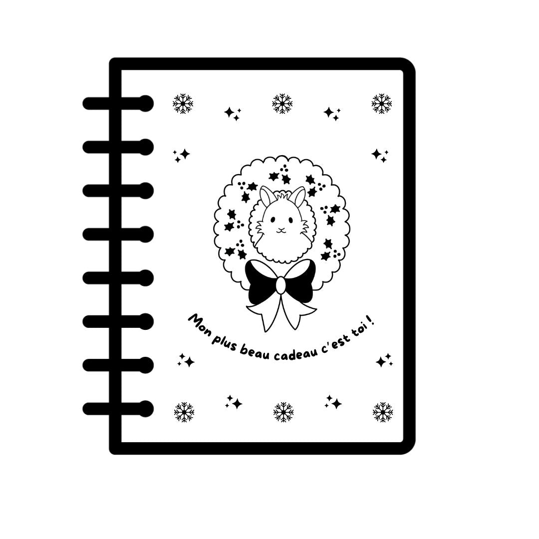 Cahier KRAFT gravé - LAPIN