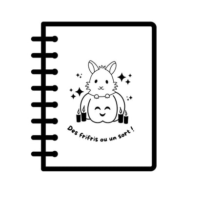 Cahier KRAFT gravé - LAPIN