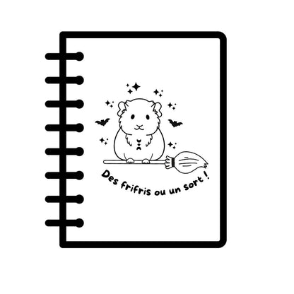 Cahier KRAFT gravé - COCHON D'INDE