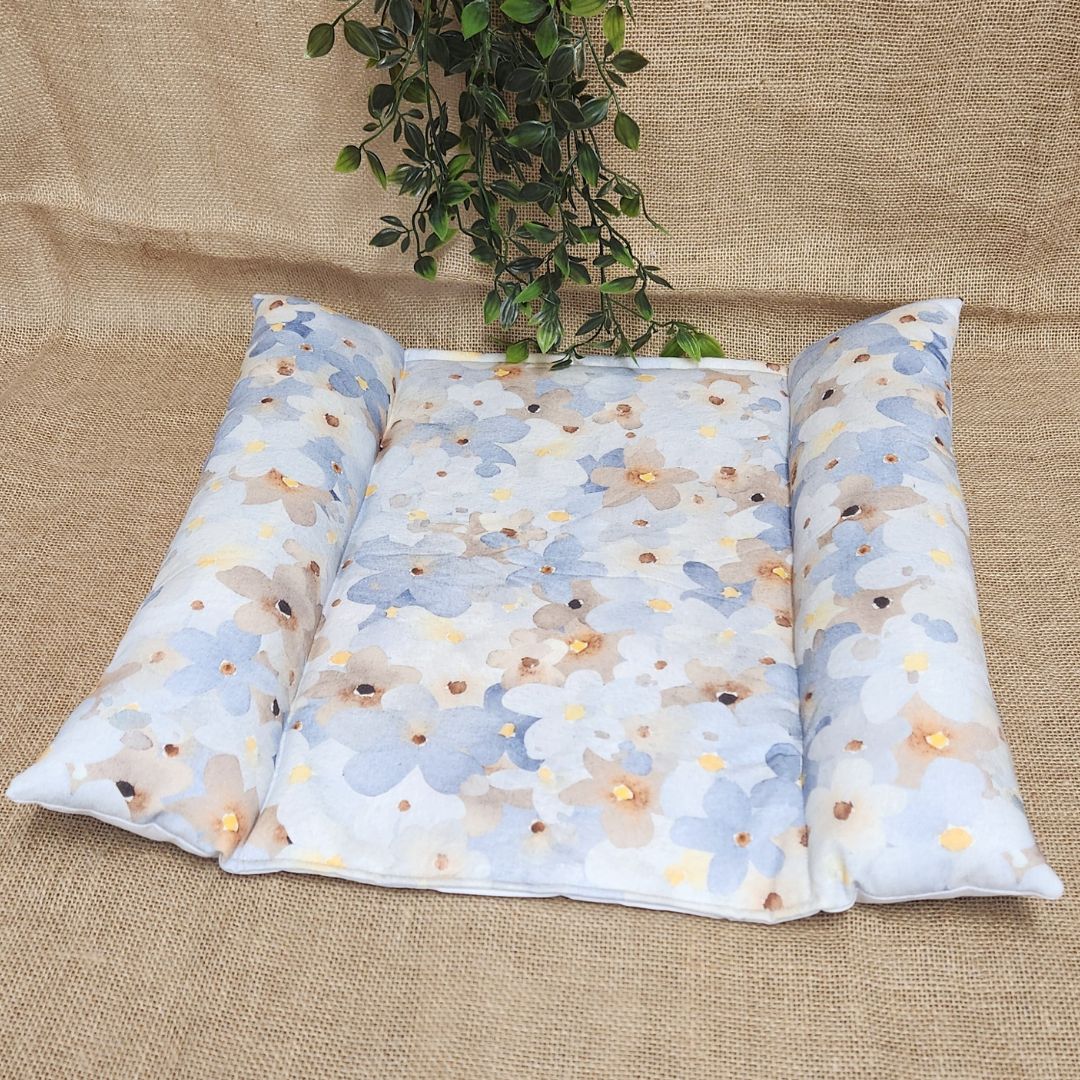 Coussin Grenouille imperméable DUO MEDIUM - Les fleurs bleues