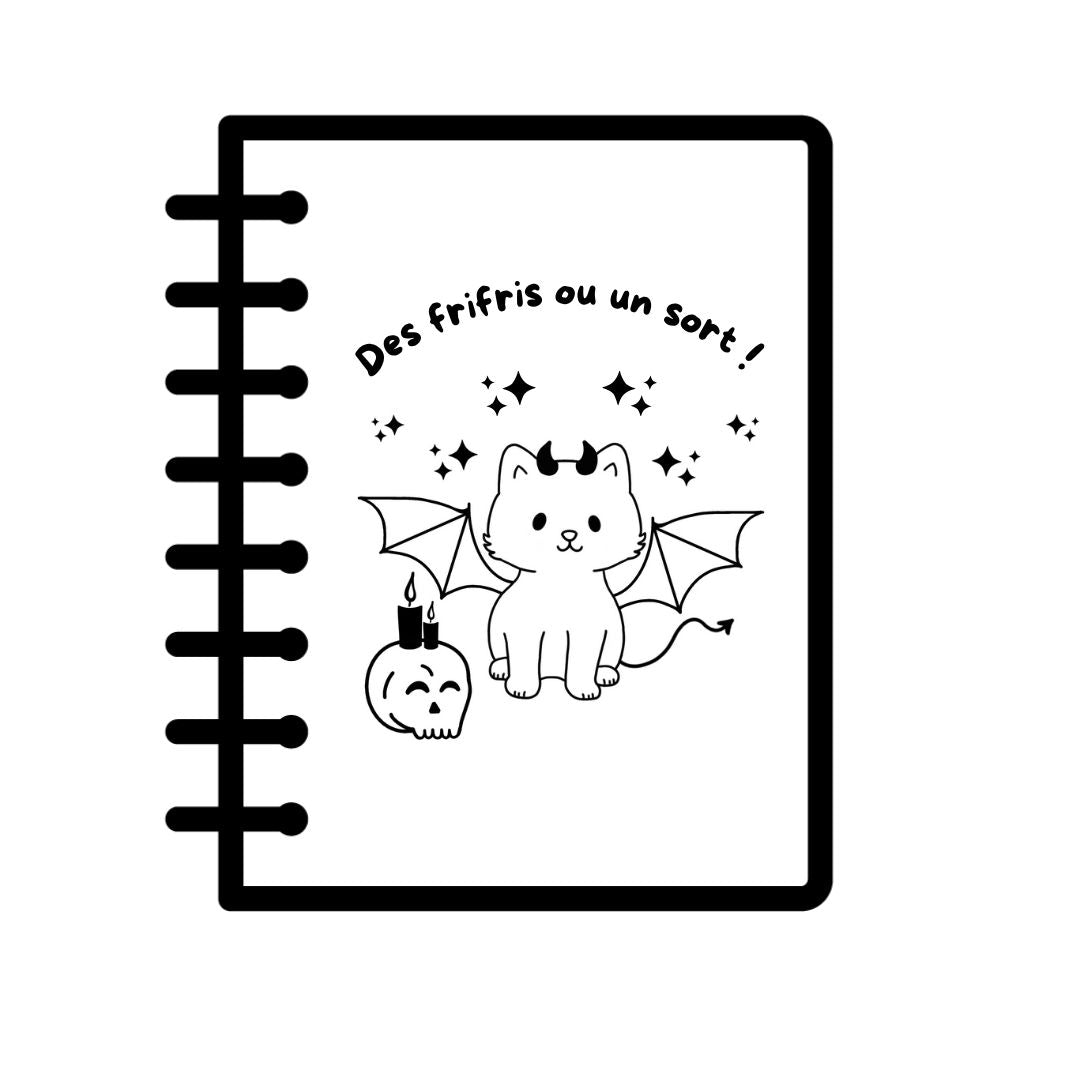 Cahier KRAFT gravé - CHAT