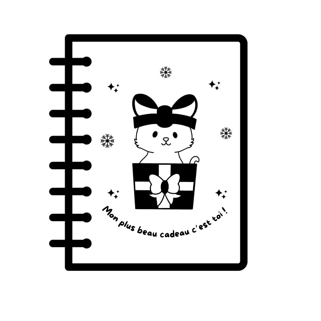 Cahier KRAFT gravé - CHAT