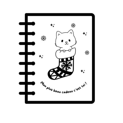 Cahier KRAFT gravé - CHAT