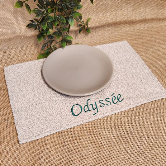 Tapis à gamelle IMPERMEABLE - Velours alvéolé