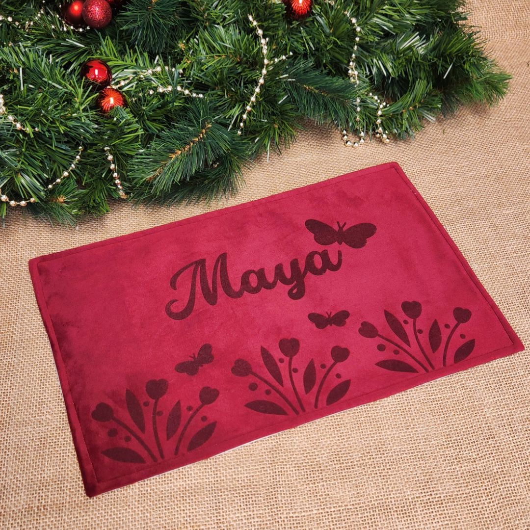 Tapis à gamelle IMPERMEABLE - Velours lisse