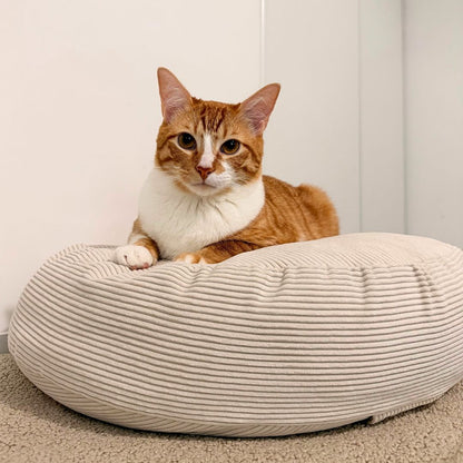 Pouf déhoussable rond