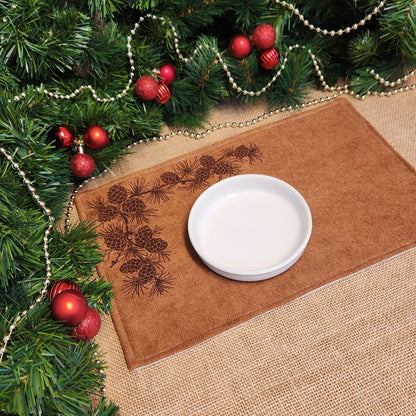 Waterproof Cat Bowl Mat - Thread Embroidered