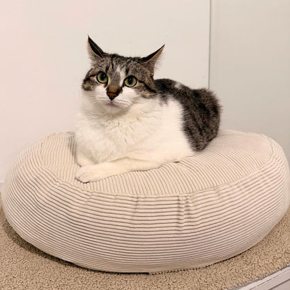 Pouf déhoussable rond