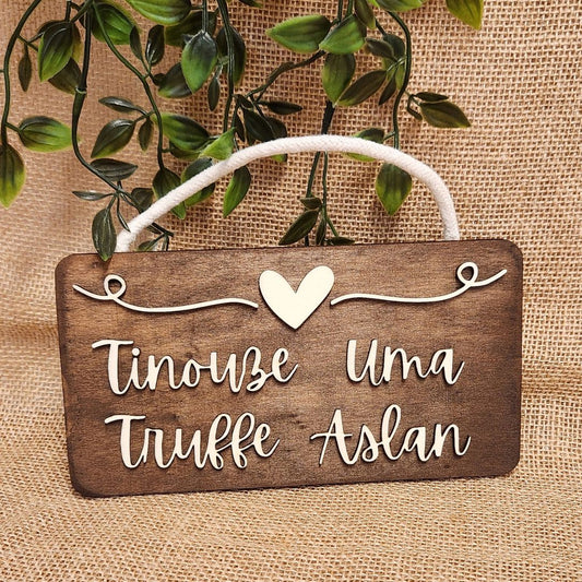Pancarte en bois 100% personnalisée