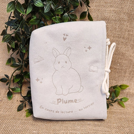 Pochette à livre - Gravure à thème