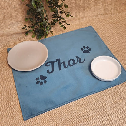 Tapis à gamelle IMPERMEABLE - Velours lisse